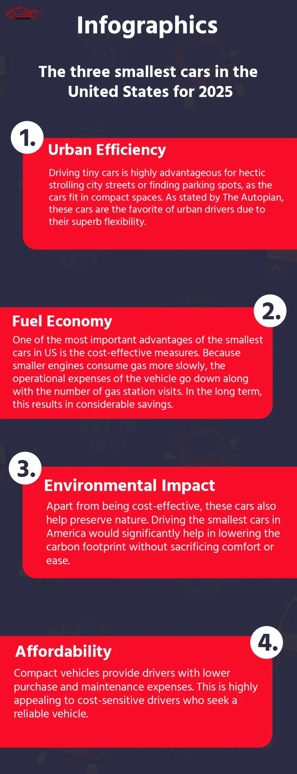 Top 3 Smallest Cars in USA