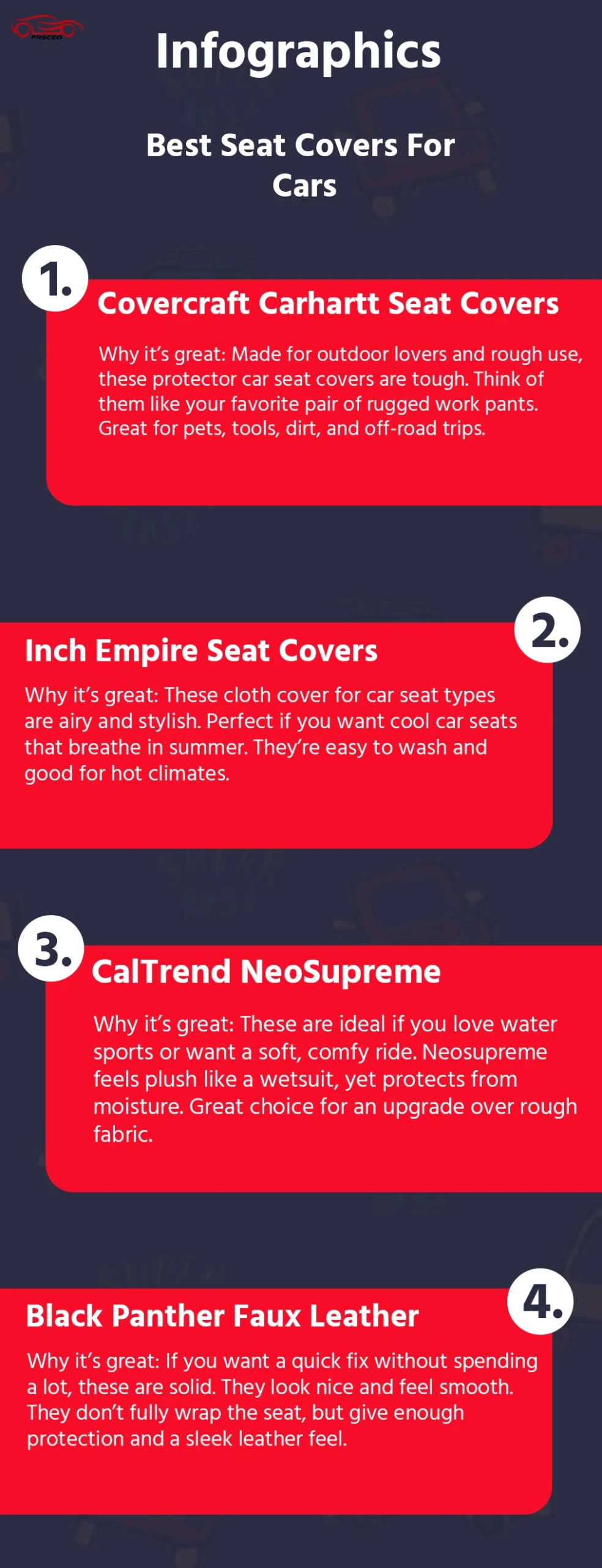 Leather Car Chair Covers – Best Options for Comfort and Protection